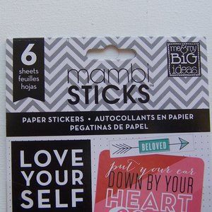 mambi STICKS Positive Sayings Sticker Pad (NEW)